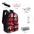 thumbnail image 3 of Hazbin Hotel Backpacks Bookbag Casual Daypack Backpacks for Travel Camping Hiking, 3 of 8