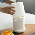 thumbnail image 5 of Sheebo Modern Plastic 2 Liter Mini Trash Can with Lid for Desktop, 5 of 6