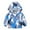 Blue, variant on XIMIN Toddler Baby Cute Dust Coats Jacket Trench Lightweight Kids Coats Girls Boys Cute Cartoon Print Windbreaker Outdoor Coats Rain Jacket Hooded Zip Light Outerwear