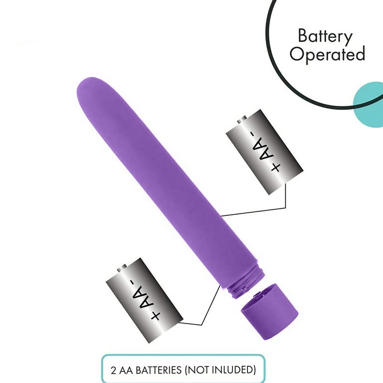sex toy batteries G-spot Vibrator with Removable Tickler + 2 x AA Batteries