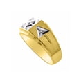 thumbnail image 3 of RYLOS Mens Rings Gold Plated Silver Designer Style Mens Ring with Genuine Diamonds   Rings For Men Men's Rings Silver Rings Sizes 6,7,8,9,10,11,12,13 Mens Jewelry, 3 of 5