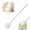 Clear, variant on Flexible Silicone Bottle Brush,Water Bottle Cleaner with Long Handle, Household Bottle Washer Brush for Cleaning Cups Wine Glasses Water Bottles Baby Bottles and Vacuum Flasks