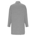 thumbnail image 6 of Draped Turtleneck Top for Women Long Sleeve Pullover Lightweight Casual Shirt Cowl Neck Tunic Sweater, 6 of 6