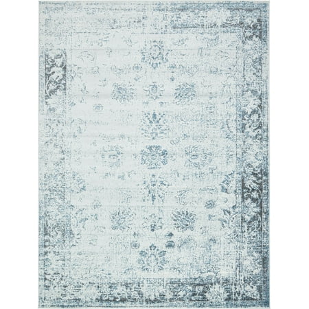 Unique Loom Casino Sofia Distressed Floral Area Rug or Runner