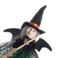 thumbnail image 2 of Mini Figura Bruja Halloween Con Falda para Casa Encantada (verde), 2 of 7
