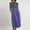 Purple, variant on AOOCHASLIY Miss Dress Fall Clearance Women 2023 Summer Cotton Linen Boho Dress Casual Fashion Sleeveless Dress Vacation Wear