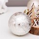 thumbnail image 5 of Yuarrent 30 Uds. De bolas colgantes para árbol de Navidad, hogar, oficina, centro comercial, árbol, bolas de plástico, decoración colgante, adorno Kits de decoración para fiestas oro plata Yuarrent HA000435-01B, 5 of 8