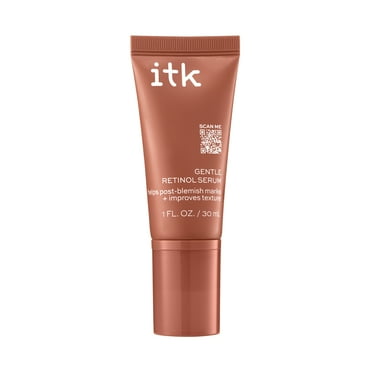 ITK Skincare Gentle Hydrating Nightly Retinol Facial Serum for All Skin Types, 1 oz