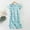 Sky Blue, variant on VLOOCKLW Nightgowns for Women Cotton Sleepshirts Short Sleeve Nightshirt Tshirt Night Gown Casual Sleepdress Comfy