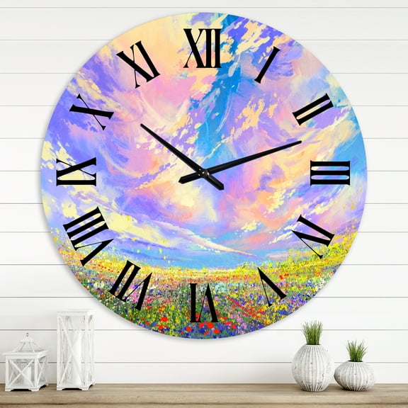 Designart 1 in Quartz Traditional Wall Clock