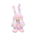 thumbnail image 2 of Adorno de peluche para Conejito de Pascua 2026 – Muñeca de conejo rosa verde poliéster suave de 7,87 pulgadas, decoración colgante para el hogar, regalo de Pascua mono lavable, 2 of 6