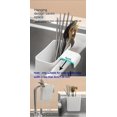 thumbnail image 5 of Cesta coladora para fregadero, estante de almacenamiento con escurridor de cocina de 2 uds, estante colgante multifuncional, estante de almacenamiento para fregadero, 5 of 5