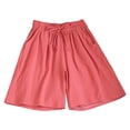 thumbnail image 2 of JJHGVB Womens Linen Shorts Beach Cropped Trousers Lounge Shorts Resort Wear for Women 2026 Bermuda Shorts Comfy Resort Wear Beach Resort Pants Shorts for Women Wide Leg Elastic Waist C 3XL, 2 of 6