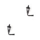 thumbnail image 2 of Billuyoard Luces de jardín Material de la Modelo a escala LED Farola de metal Diseño ferroviario Lámparas colgantes Camino 1:87 Luz blanca 1:87 luz blanca 2Conjunto, 2 of 6