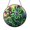 Acrylic 3.5 Inch, variant on Four-leaf clover stained glass-style suncatcher, lucky Irish window décor