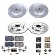 thumbnail image 3 of PowerStop Front and Rear Z23 Evolution Sport Carbon-Fiber Ceramic Brake Pad and Drilled & Slotted Rotor Kit Fits: MERCEDES-BENZ Select Models K7828, 3 of 10