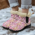 thumbnail image 3 of Whosucclay Flannel Women Winter Snow Boots Ladies Warm Fur Lined Ankle Booties Outdoor Water Resistant Furry Shoes, 3 of 6