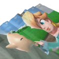 thumbnail image 3 of Cortina de ducha Rosalina, hermoso juego de cortinas de ducha con dibujos animados para niños, niñas, dormitorios universitarios, baño, accesorios de decoración de bañera a prueba de agua con 12, 3 of 8