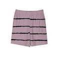 thumbnail image 3 of AJTQTH Shorts for Girls Boys Kids Elastic Waist Short Pants with Pockets Striped Strectchy Trunks Summer Casual Cozy Outfits for Beach Sport Pink 9 Years, 3 of 4