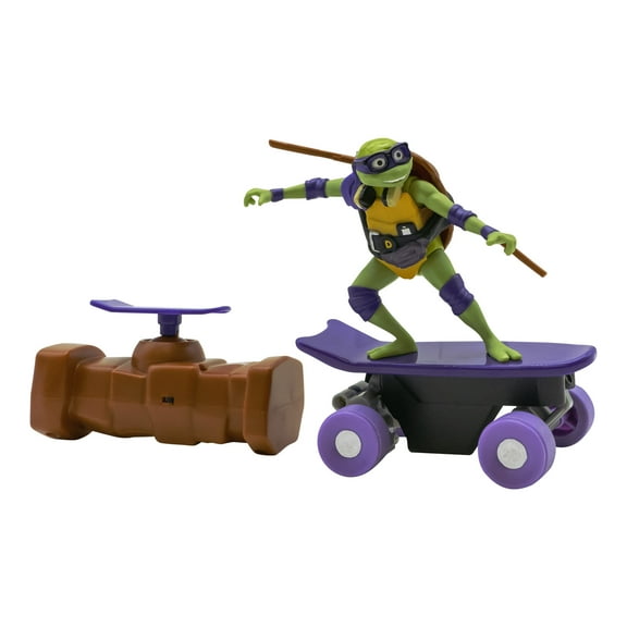 Teenage Mutant Ninja Turtle Donatello Half Pipe RC Vehicle Movie Ages 5  - Skate Performs Tricks 2.4GHz RC