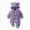 Purple, variant on B Infant Jumpsuit Baby Hooded Jumpsuit Infant Toddler Winter Warm Snowsuit Footless Romper Outwear Newborn Fall Winter Gift Clothes,Grey Jumpsuit Bodysuit