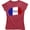 Red, variant on France Flag World Cup Soccer French National Flag Pride Women's Tee Shirt