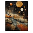 thumbnail image 3 of Designart "Geyser Geothermal Wonders composition II" Abstract Print on Natural Pine Wood, 3 of 5