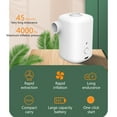 thumbnail image 2 of Portables Electric Air Pumps Rechargeable Convenient Air Pumps Efficient Air Pumps for Travel Enthusiasts, 2 of 6