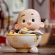 thumbnail image 4 of POP MART The Little Monk Yichan Serie de delicias chinas Caja sorpresa Juguetes Caja misteriosa Figura de acción Regalo de cumpleaños, 4 of 5