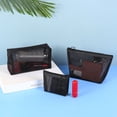 thumbnail image 4 of QualitChoice Black Organized Zip Bag For Safe And Environmentally Friendly Toiletries Storage Portable Travel Bag large size 1Set, 4 of 6