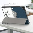 thumbnail image 5 of Dteck Case for Lenovo Tab M10 Plus 3rd Gen 10.6 inch 2022 TB-125F/128F,Magnetic PU Leather Folio Slim Lightweight Hard Shell Smart Protective Case Trifold Stand Cover,Cat, 5 of 10