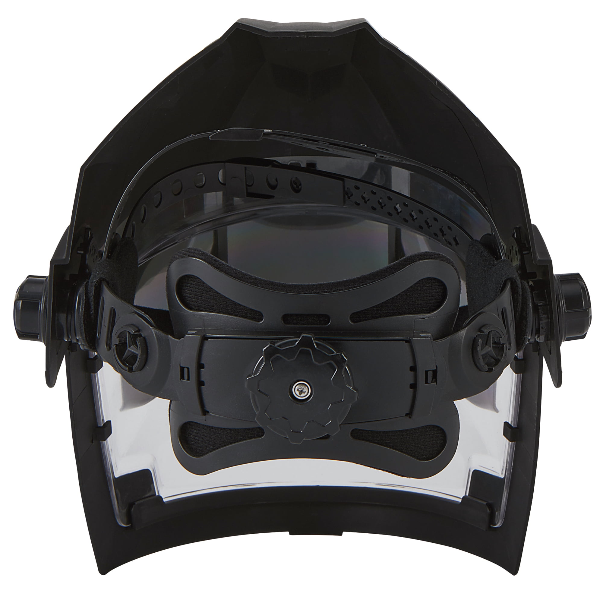 Ironton Face Shield, #8 Shade, Black, Flip-Up Visor