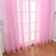 thumbnail image 1 of Cortina Deco de tul con estampado de estrellas de ventana Sheer Purdah para sala de estar (rosa) Ehuebsd Libre de BPA, 1 of 9
