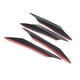thumbnail image 2 of 4 Uds. Alerón de parachoques delantero Universal, aleta divisora de labios, estilo de fibra de carbono, Kits de carrocería Exterior para coche, 2 of 5