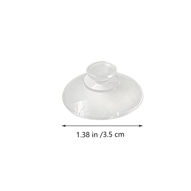 80PCS Simple Plastic Suction Cup Mushroom Head Suction Cup Glass Suction Cup for Store Dorm Hotel Home