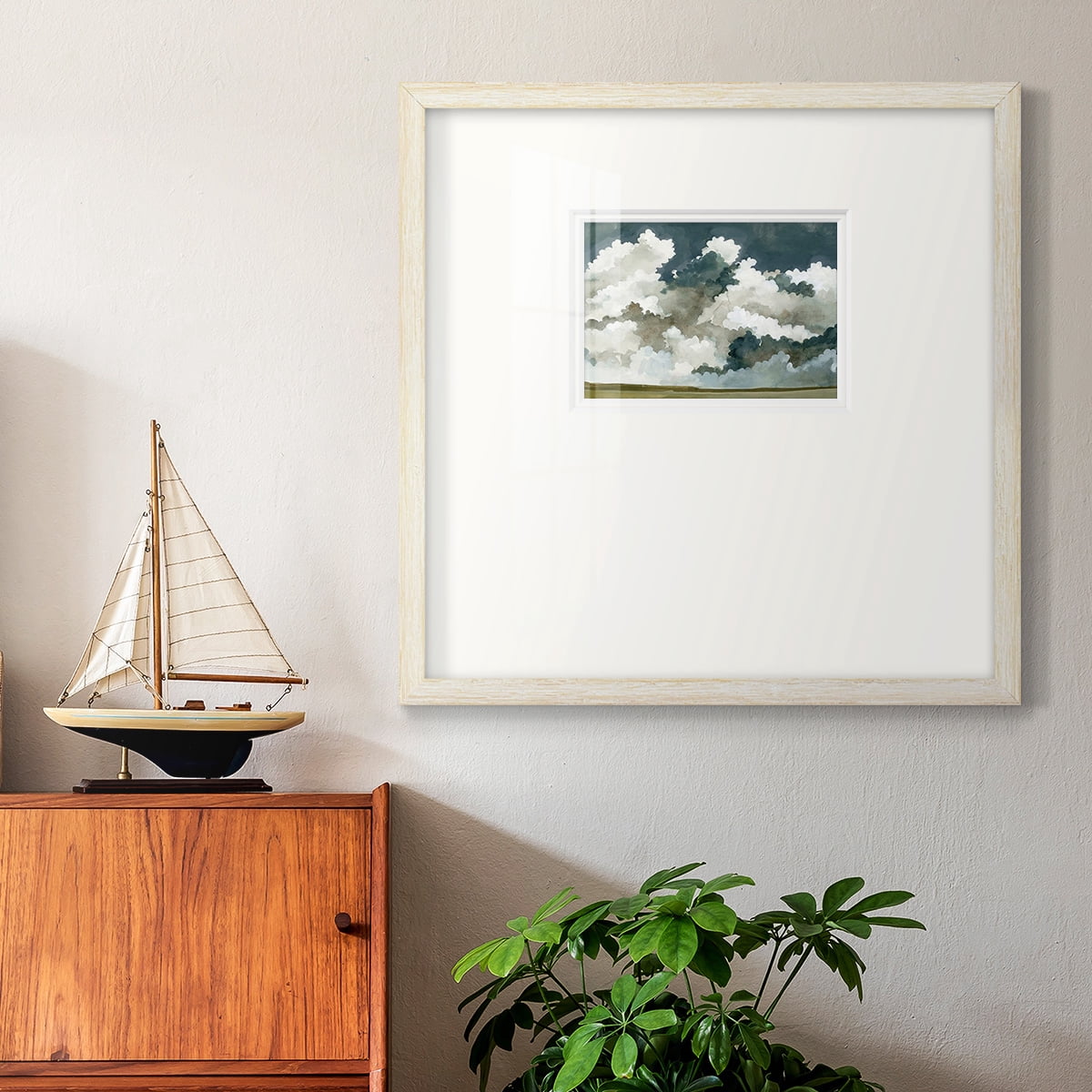 Vast Neutral Sky IIIPremium Framed Print