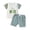 Z02-Green, variant on Baby Boy Outfit Toddler Boys Shorts CLothes Set Child Kids Summer Cotton Round Neck Printed Short Sleeve Basketball 0 3 6 12 18 24 Months Boys' Clothing Sets T-shirt Shorts 2-Piece