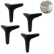 thumbnail image 2 of 4 Pack 15cm Metal Furniture Sofa Legs,furniture Feet Replacement,black, 2 of 5