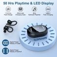thumbnail image 4 of FiveBox Wireless Earbuds Bluetooth 5.3 Headphones for iPhone Android 50H Playtime Digital LED Display Over-Ear Earphones with Earhook Sports Headphones IPX7 Waterproof Headsets with Mic for Sports, 4 of 9