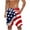 ZZ9*Black men's 4th of july swim trunks, variant on cllios 4th of July Men's Swim Trunks Big and Tall Quick Dry 5 inch Surfing Shorts Bathing Suits Patriotic American Flag Board Shorts Swimwear with Pockets