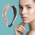 thumbnail image 2 of Unique Bargains 1 Pc Fashion Lily Pattern Headbands for Women Navy Pink, 2 of 6