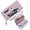 Purple, variant on GEEAD Personalized Wallet for Women Wallet for Women Sleeping person Two content cats Black background contrast Travel Accessory Card Holder Zipper Coin Pocket