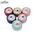 thumbnail image 2 of Wholesale 24pcs/lot Multi-color Bow Small Round Ring Box Stud Earrings Jewelry Box Gift Box For Ring Display Jewelry Earring Box Silver, 2 of 6