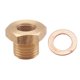 thumbnail image 5 of Scienceny Pressure Temperature Gauge Adapters Wear-resistant Thread Brass Reducer Bushing Connector Pipe Threaded Fitting Coupler Type2, 5 of 6