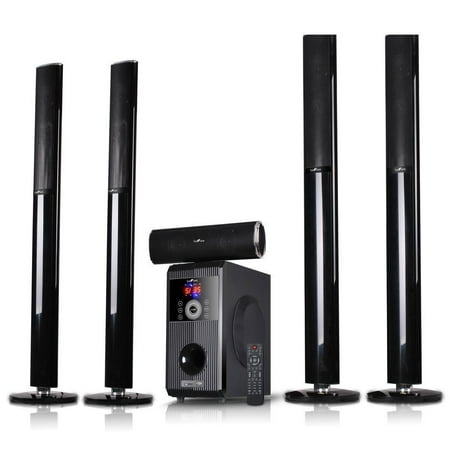 beFree Sound - 5.1-Channel Bluetooth Speaker System - Black