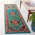 thumbnail image 2 of SAFAVIEH Vintage Hamadan Musa Medallion Runner Rug, Green/Black, 2'3" x 8', 2 of 8