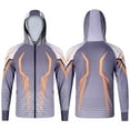 thumbnail image 2 of 1 Pack Long-Sleeve Hooded Shirts - 100% Polyester,  Available in Various Colors, 2 of 3