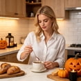 thumbnail image 3 of Halloween Bat Shaped Stainless Steel Coffee Stirring Spoon with Long Handle Gothic Dessert Spoon for Party Tableware Multicolor, 3 of 3