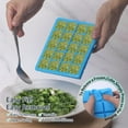 thumbnail image 2 of 1 Tbsp & 2 Tbsp Silicone Freezer Molds - Perfect for Storing Garlic, Ginger, Pesto, Herbs,Tomato Paste, Lemon Juice,Vegetable Purees,Purees and More - Silicone Food Freezer Tray (4 Pack Blue), 2 of 7