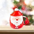 thumbnail image 3 of Rongfmy meriglare 500ml Ceramic Coffee Mug Santa Claus Coffee Novelty Dining Table Decor A, 3 of 8